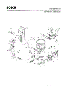 04 - Component Assemblies parts for Bosch Dishwasher SHU5307 UC/12 (FD 8003-) from AppliancePartsPros.com