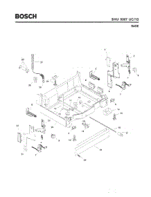 05 - Base parts for Bosch Dishwasher SHU5307 UC/12 (FD 8003-) from AppliancePartsPros.com