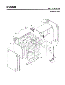 03 - Tank Assembly parts for Bosch Dishwasher SHU5315 UC/12 (FD 8003-) from AppliancePartsPros.com