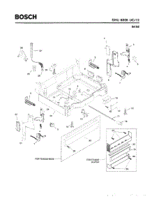 05 - Base parts for Bosch Dishwasher SHU6805 UC/12 (FD 8003-) from AppliancePartsPros.com