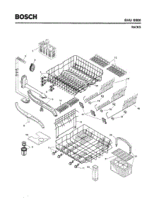 06 - Racks parts for Bosch Dishwasher SHU6806 UC/12 (FD 8003-) from AppliancePartsPros.com