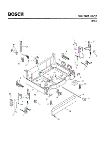 05 - Base parts for Bosch Dishwasher SHU8805 UC/12 (FD 8105-) from AppliancePartsPros.com