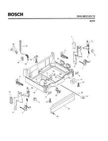 05 - Base parts for Bosch Dishwasher SHU8812 UC/12 (FD 8105-) from AppliancePartsPros.com