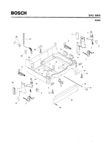 05 - Base parts for Bosch Dishwasher SHU9906 UC/06 (FD 7905-7912) from AppliancePartsPros.com