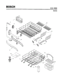 06 - Racks parts for Bosch Dishwasher SHU9906 UC/06 (FD 7905-7912) from AppliancePartsPros.com