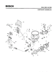 04 - Component Assemblies parts for Bosch Dishwasher SHU9912 UC/06 (FD 7908-8002) from AppliancePartsPros.com
