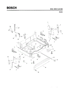 05 - Base parts for Bosch Dishwasher SHU9912 UC/06 (FD 7908-8002) from AppliancePartsPros.com
