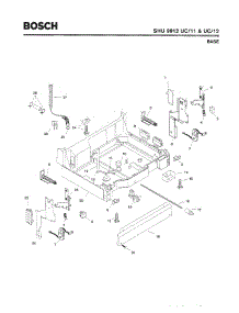05 - Base parts for Bosch Dishwasher SHU9912 UC/11 (FD 8002-8003) from AppliancePartsPros.com