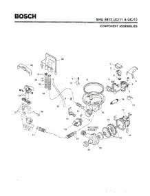 04 - Component Assemblies parts for Bosch Dishwasher SHU9912 UC/12 (FD 8003-) from AppliancePartsPros.com