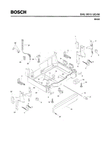 05 - Base parts for Bosch Dishwasher SHU9915 UC/06 (FD 7908-8002) from AppliancePartsPros.com