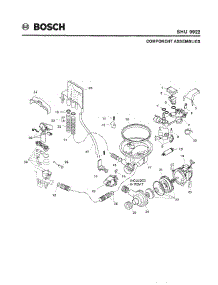 04 - Component Assemblies parts for Bosch Dishwasher SHU9922 UC/12 (FD 8003-) from AppliancePartsPros.com