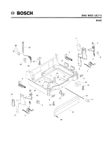 05 - Base parts for Bosch Dishwasher SHU9922 UC/12 (FD 8003-) from AppliancePartsPros.com