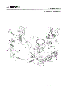 04 - Component Assemblies parts for Bosch Dishwasher SHU9926 UC/12 (FD 8003-) from AppliancePartsPros.com
