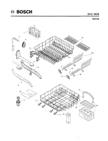 06 - Racks parts for Bosch Dishwasher SHU9926 UC/12 (FD 8003-) from AppliancePartsPros.com