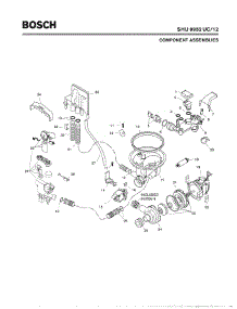 04 - Component Assemblies parts for Bosch Dishwasher SHU9952 UC/12 (FD 8105 -) from AppliancePartsPros.com