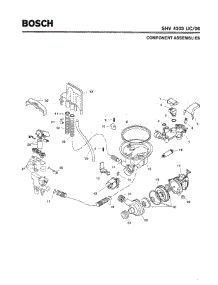 04 - Component Assemblies parts for Bosch Dishwasher SHV4303 UC/06 (FD 7712-8002) from AppliancePartsPros.com