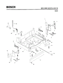 05 - Base parts for Bosch Dishwasher SHV4803 UC/07 (FD 7812-7905, 7907-8010) from AppliancePartsPros.com