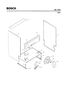 07 - Body parts for Bosch Dishwasher SMI7052 UC/09 (FD 7402-7902) from AppliancePartsPros.com