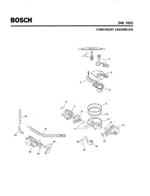 05 - Component Assemblies parts for Bosch Dishwasher SMI7052 UC/14 (FD -7902) from AppliancePartsPros.com