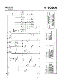 10 - Tech Circuit Diagram parts for Bosch Dishwasher SMU7056 UC/09 (FD 7307-7504) from AppliancePartsPros.com