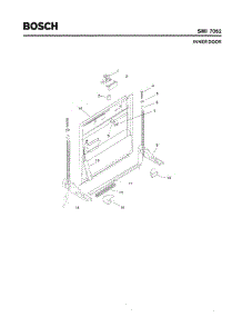02 - Inner Door parts for Bosch Dishwasher SMI7052 US/09 (FD 7210-) from AppliancePartsPros.com