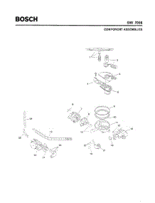 05 - Component Assemblies parts for Bosch Dishwasher SMI7056 UC/09 (FD 7402-7902) from AppliancePartsPros.com