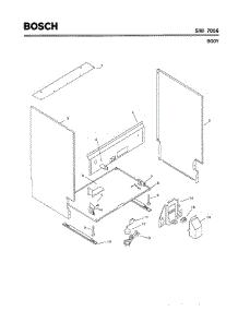 06 - Body parts for Bosch Dishwasher SMI7056 UC/09 (FD 7402-7902) from AppliancePartsPros.com
