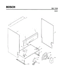 06 - Body parts for Bosch Dishwasher SMI7056 UC/14 (FD -7902) from AppliancePartsPros.com