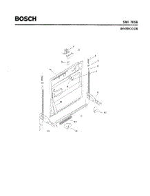03 - Inner Door parts for Bosch Dishwasher SMI7056 US/09 (FD 7210-) from AppliancePartsPros.com