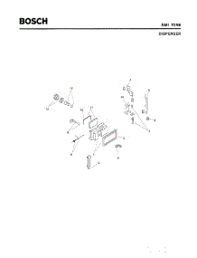 07 - Dispenser parts for Bosch Dishwasher SMI7056 US/09 (FD 7210-) from AppliancePartsPros.com