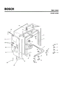 03 - Inner Liner parts for Bosch Dishwasher SMU2042 UC/09 (FD 7505-7902) from AppliancePartsPros.com