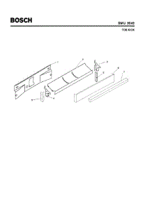 07 - Toe Kick parts for Bosch Dishwasher SMU2042 UC/09 (FD 7505-7902) from AppliancePartsPros.com