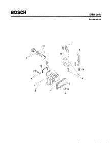 06 - Dispenser parts for Bosch Dishwasher SMU2042 UC/13 (FD 7312-7504) from AppliancePartsPros.com