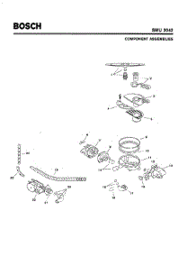 04 - Component Assemblies parts for Bosch Dishwasher SMU2042 UC/14 (FD 7402-7504) from AppliancePartsPros.com