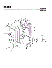 03 - Inner Liner parts for Bosch Dishwasher SMU2042 UC/14 (FD 7505-7902) from AppliancePartsPros.com