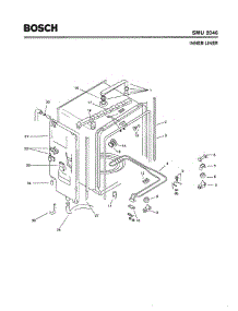 03 - Inner Liner parts for Bosch Dishwasher SMU2046 UC/13 (FD 7312-7902) from AppliancePartsPros.com