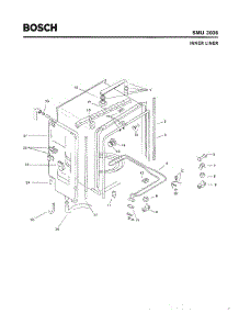 03 - Inner Liner parts for Bosch Dishwasher SMU3036 UC/14 (FD 7507-7902) from AppliancePartsPros.com