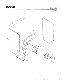 05 - Body parts for Bosch Dishwasher SMU3036 UC/14 (FD 7507-7902) from AppliancePartsPros.com