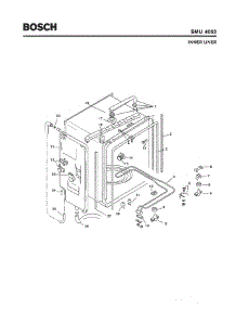 03 - Inner Liner parts for Bosch Dishwasher SMU4052 UC/14 (FD 7402-7902) from AppliancePartsPros.com