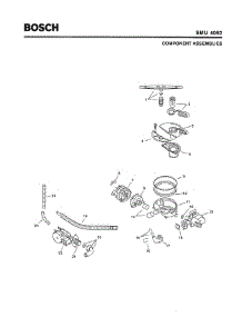 04 - Component Assemblies parts for Bosch Dishwasher SMU4052 US/01 (FD 7106-7308) from AppliancePartsPros.com