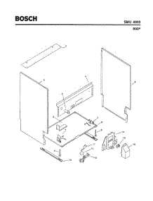 05 - Body parts for Bosch Dishwasher SMU4052 US/01 (FD 7106-7308) from AppliancePartsPros.com
