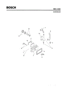 06 - Dispenser parts for Bosch Dishwasher SMU4052 US/01 (FD 7106-7308) from AppliancePartsPros.com