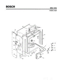 03 - Inner Liner parts for Bosch Dishwasher SMU4052 US/08 (FD 7203-) from AppliancePartsPros.com