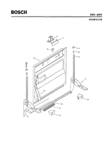 02 - Inner Door parts for Bosch Dishwasher SMU4052 US/09 (FD 7210-) from AppliancePartsPros.com
