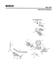 04 - Component Assemblies parts for Bosch Dishwasher SMU4052 US/09 (FD 7210-) from AppliancePartsPros.com