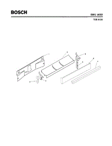 07 - Toe Kick parts for Bosch Dishwasher SMU4052 US/09 (FD 7210-) from AppliancePartsPros.com