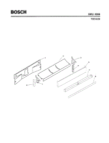 07 - Toe Kick parts for Bosch Dishwasher SMU4056 UC/14 (FD 7402-7902) from AppliancePartsPros.com