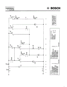 09 - Tech Circuit Diagram parts for Bosch Dishwasher SMU4056 US/09 (FD 7211-) from AppliancePartsPros.com