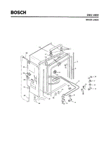 03 - Inner Liner parts for Bosch Dishwasher SMU4056 US/01 (FD 7106-7308) from AppliancePartsPros.com