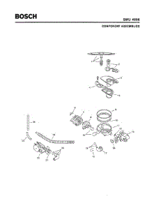 04 - Component Assemblies parts for Bosch Dishwasher SMU4056 US/01 (FD 7106-7308) from AppliancePartsPros.com